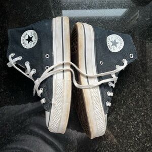 Converse Platform High-Top Sneakers - Black